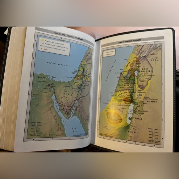 NIV, Thinline Reference Bible, Large Print, Leathersoft, Gray ISBN 9780310449584 - Picture 10 of 11